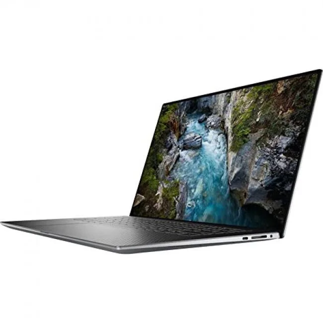 Silver aluminum 15.6 inch mobile workstation closed lid