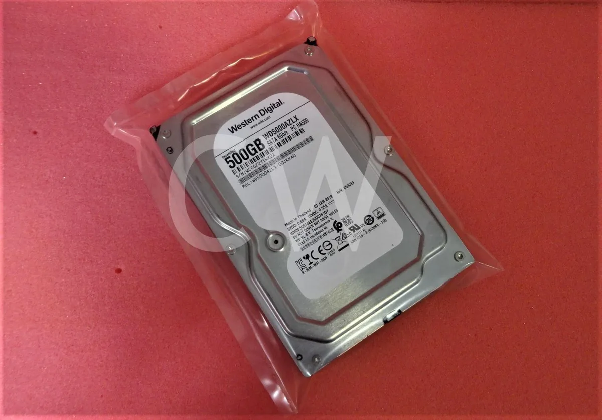 Western Digital Western Digital WD5000AZLX 500GB 7200RPM 3.5" SATA internal hard drive — Produktfoto