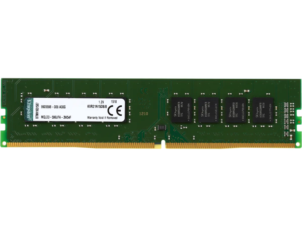 Kingston Technology Corp. Kingston Technology Corp. KVR21N15D8/8 8GB DDR4 2133 CL15 desktop RAM — product photo