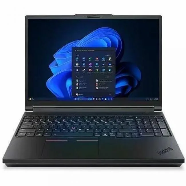 Black ThinkPad P16 Gen 3 mobile workstation with 16.0 inch non-touch display