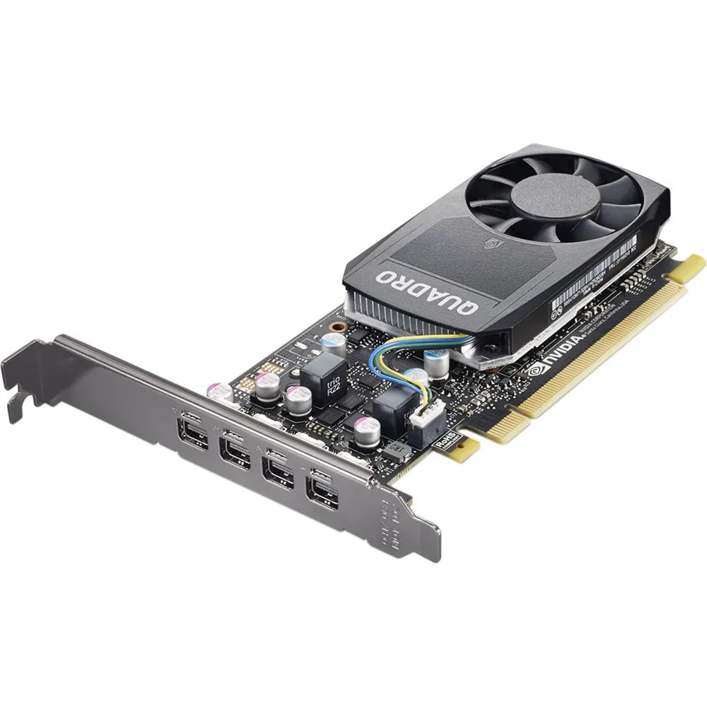 Lenovo NVIDIA Quadro P620 graphics card with four Mini DisplayPort outputs
