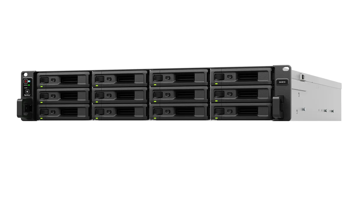 Synology Inc. Synology SA3610 12-bay rackmount NAS 16 GB DDR4 ECC — product photo