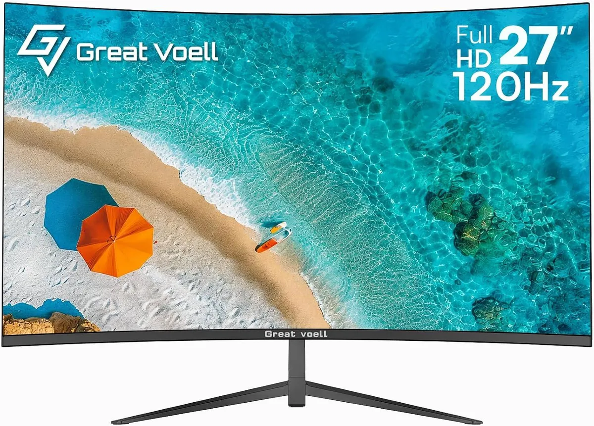 Great voell Great voell 27" Curved Gaming Monitor 120Hz FHD 1800R — product photo