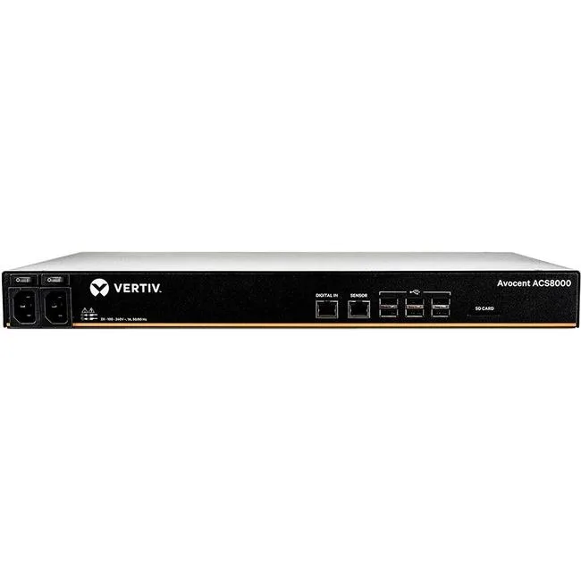16-port rack console server with dual AC power supplies