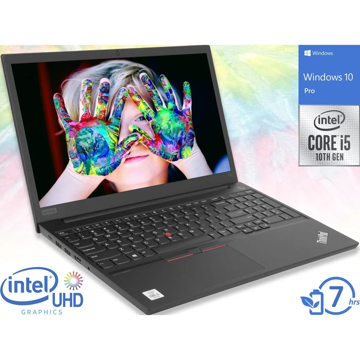 Lenovo Lenovo ThinkPad E15 laptop Core i5-10210U 4GB 500GB HDD 15.6 FHD Windows 10 Pro — product photo