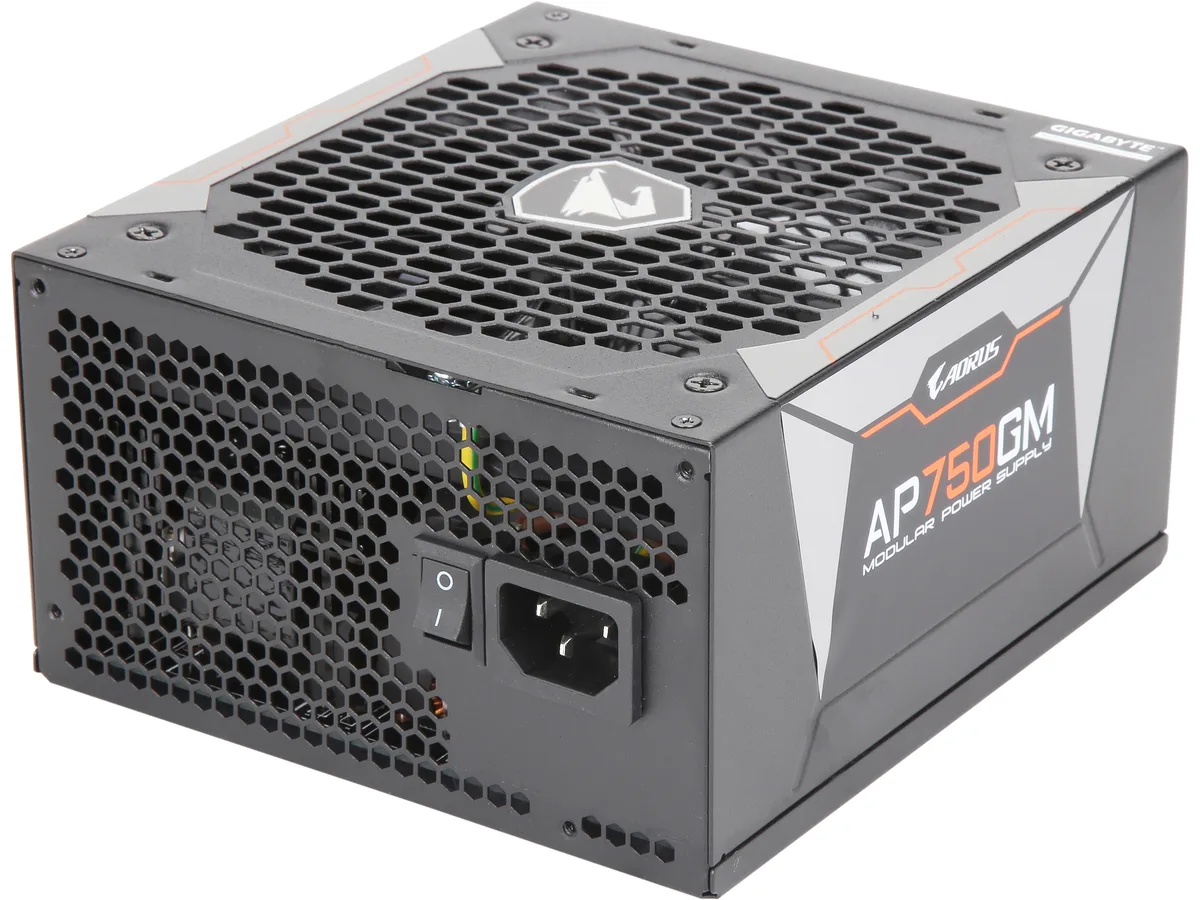 GIGABYTE GIGABYTE GP-AP750GM 750 W power supply — product photo