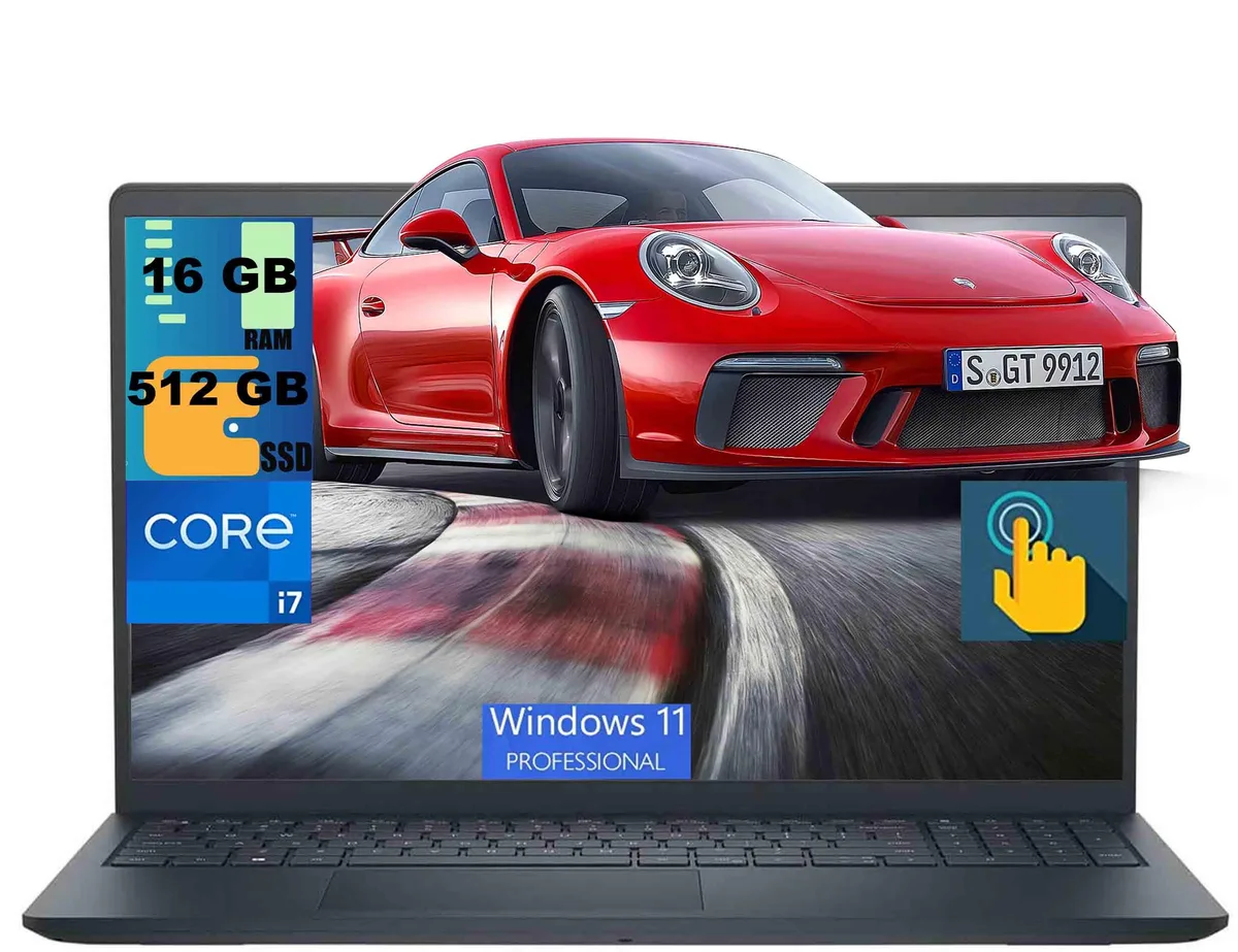 DELL Dell Inspiron 3530 15 laptop i7-1355U 16GB 512GB 15.6" FHD touchscreen webcam Pro — photo du produit