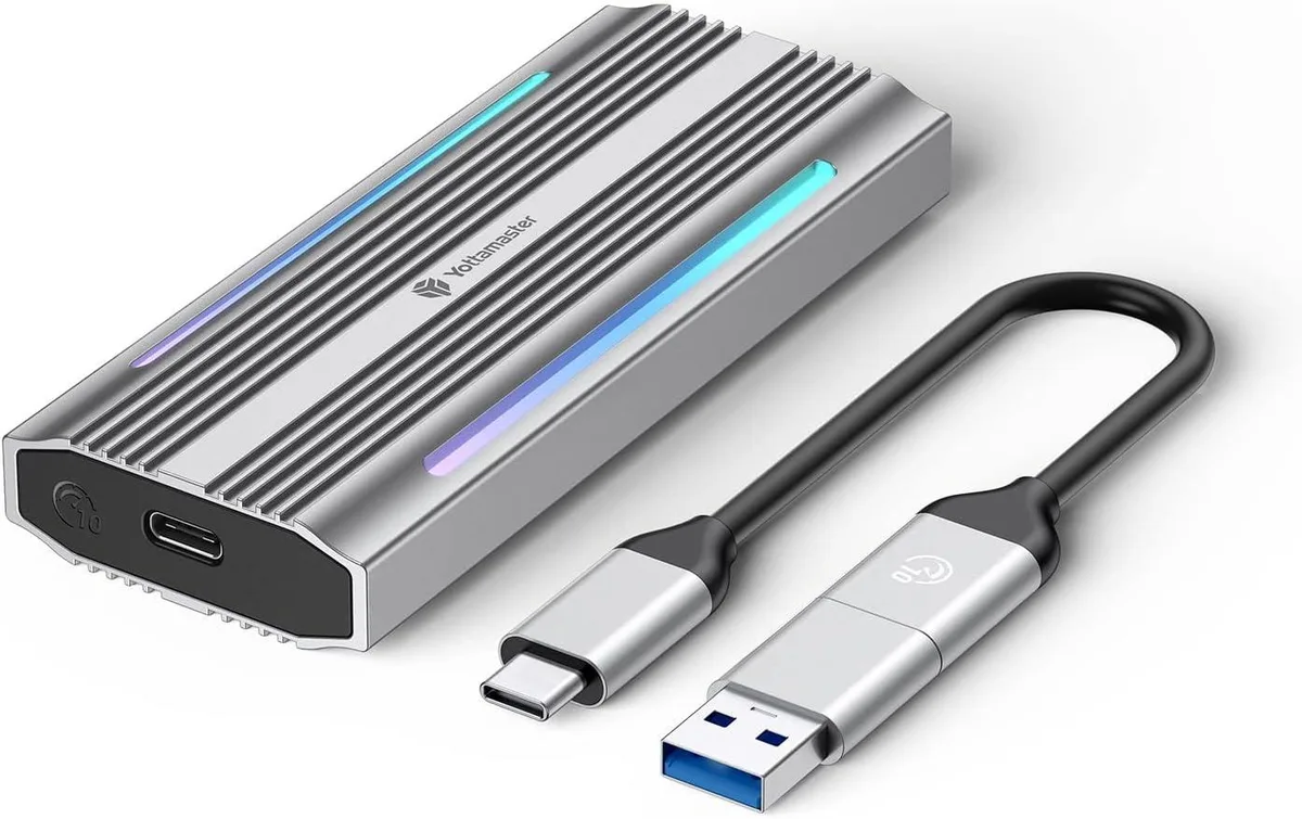 Yottamaster Yottamaster M.2 10Gbps USB 3.1 Gen 2 NVME drive enclosure — Produktfoto