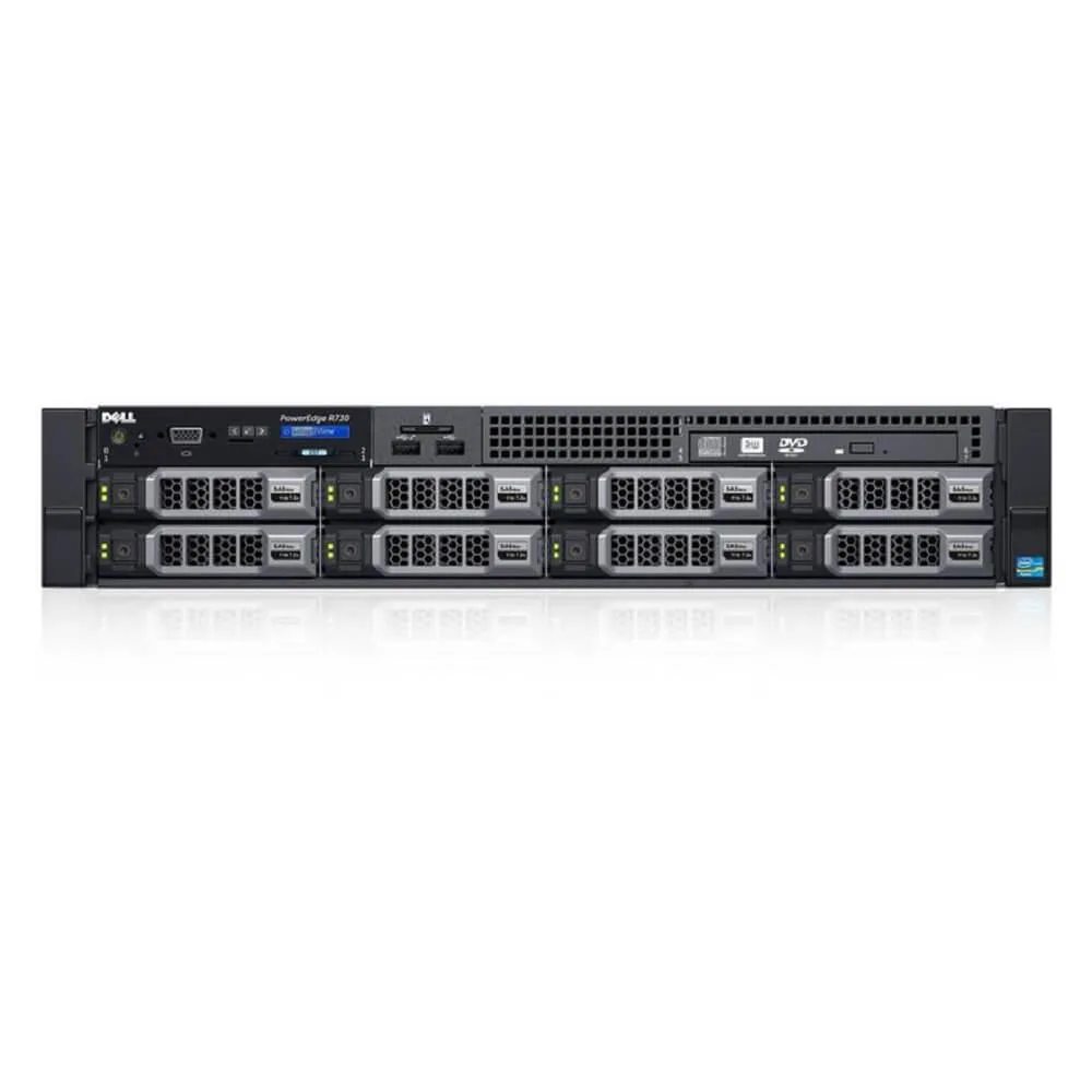 DELL DELL PowerEdge R730 2U rack server E5-2630v3 2.4GHz 8GB 2x 2TB SAS H730 — photo du produit