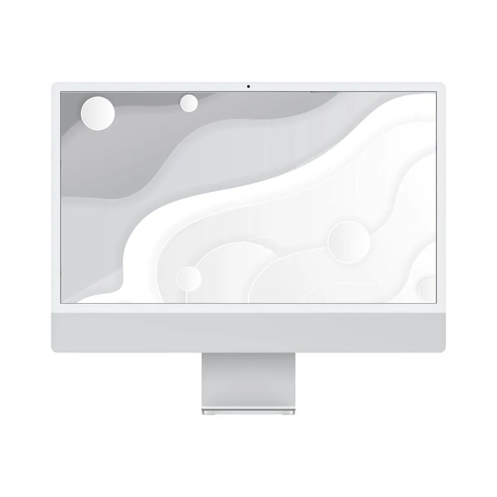 Apple Apple iMac 24-inch M1 8-core CPU 8-core GPU 8GB 256GB Silver desktop PC — product photo