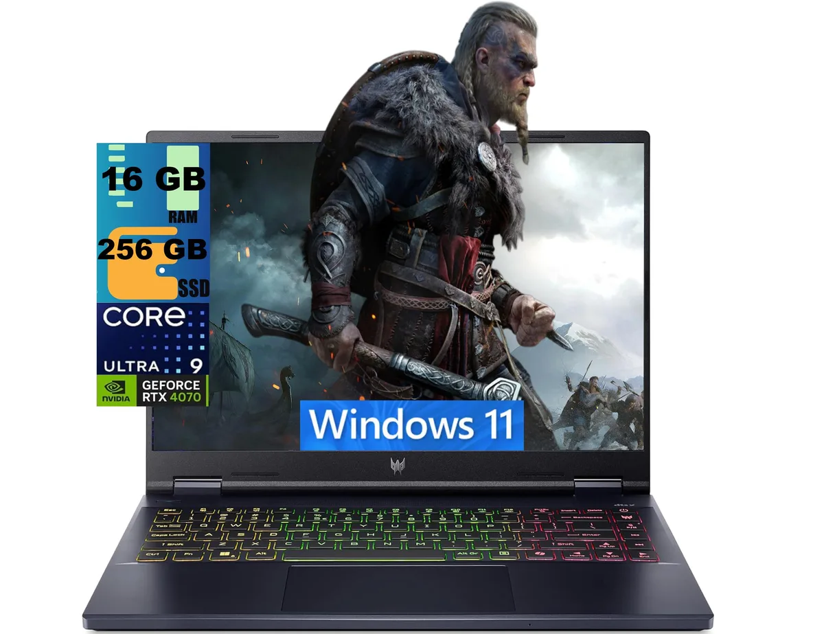 Acer America Acer Predator Helios Neo 14 gaming laptop Ultra 9 185H RTX 4070 16GB 256GB Home — Produktfoto