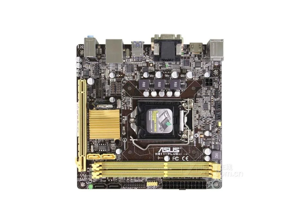 ASUS ASUS H81I-PLUS Intel H81 Mini-ITX motherboard DDR3 16GB LGA 1150 — product photo
