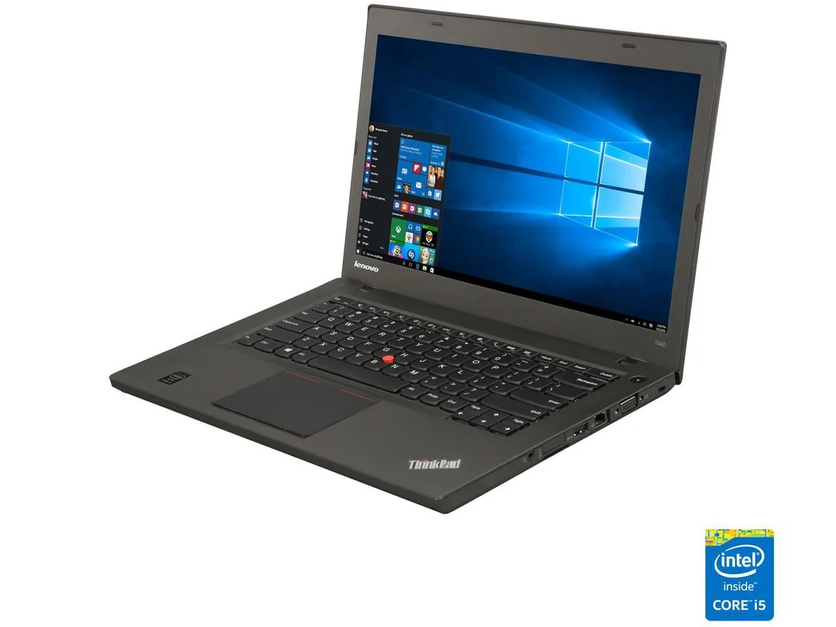 Black carbon-fibre 14 inch laptop with backlit keyboard and webcam