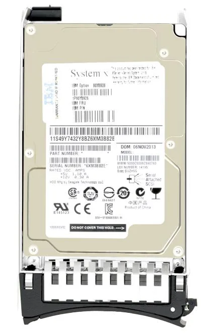 IBM IBM 49Y1880 1TB 3.5" SAS 7.2K 6Gb/s internal hard drive — photo du produit