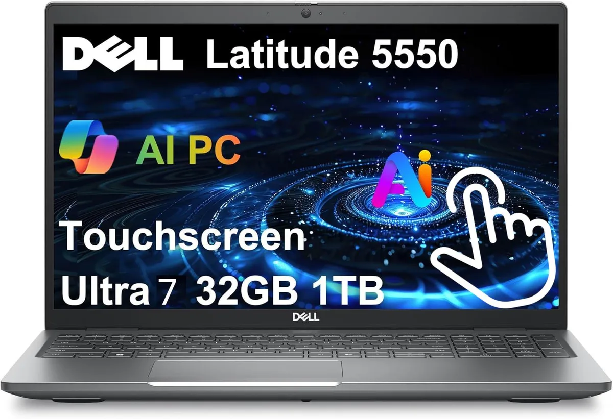 Silver 15.6 inch touchscreen laptop, thin bezels, backlit keyboard, IR webcam, Thunderbolt ports