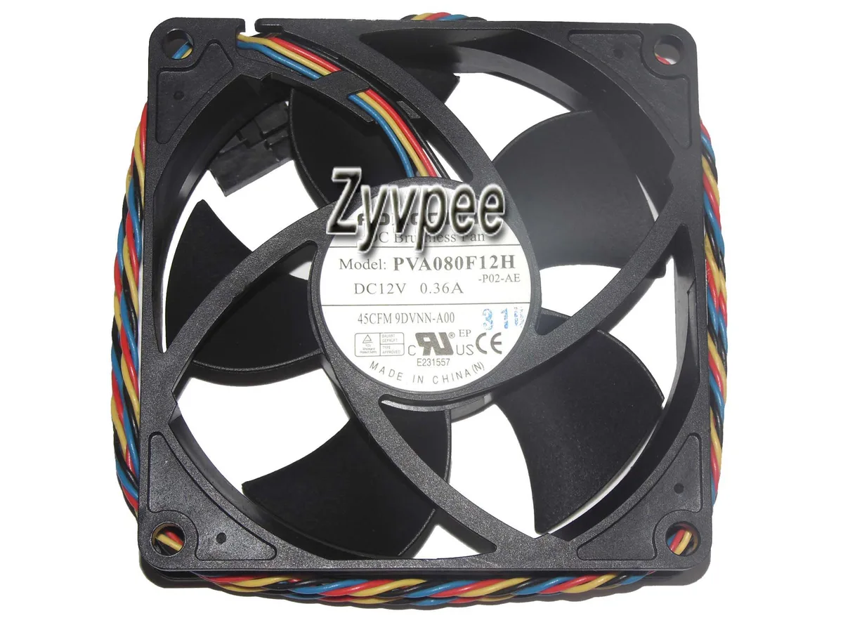 Zyvpee Zyvpee PVA080F12H -P02-AE 80*20mm 12V 0.36A 45CFM case fan — صورة المنتج