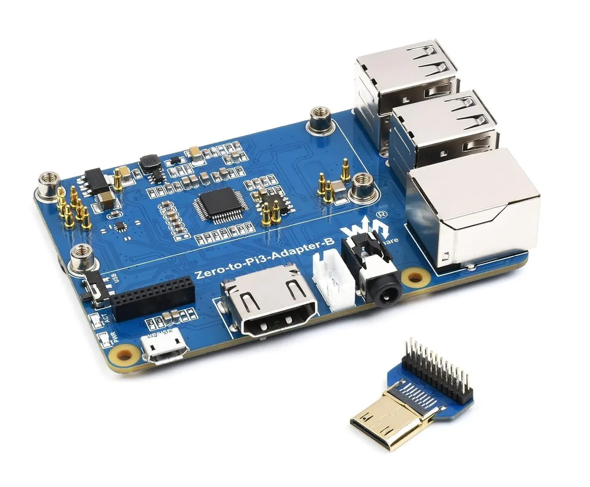 LORDWORLD LORDWORLD Pi Zero 2W to Raspberry Pi 3B/B+ Adapter development board — 商品照片