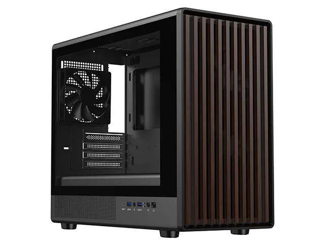 DIYPC DIYPC DIY-mATX06-Wood Micro ATX PC case — product photo