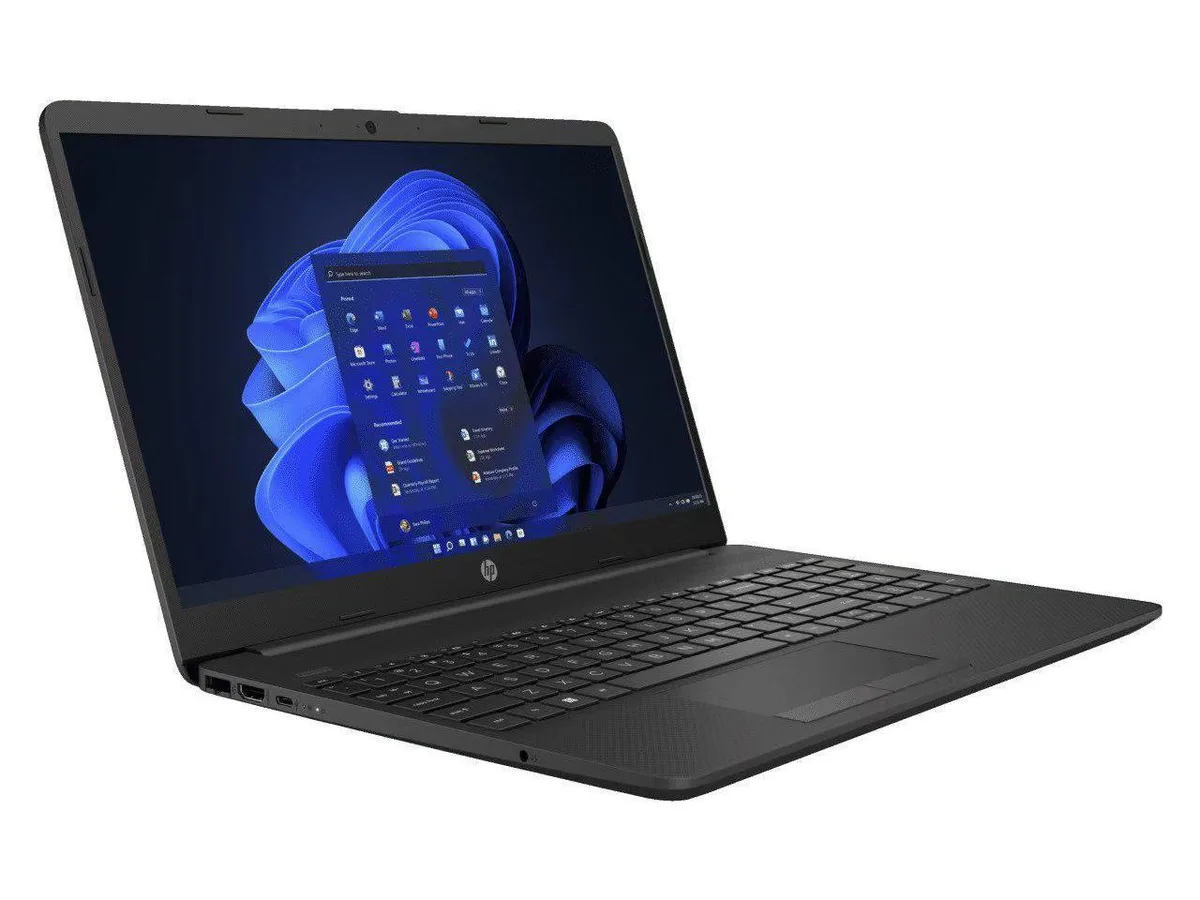 HP 255 G8 laptop in Dark Ash Silver finish, 15.6 inch non‑touch screen