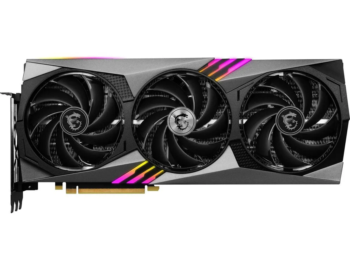 MSI MSI GeForce RTX 4070 Ti Gaming X Trio 12G 12GB GDDR6X 192-bit graphics card — product photo