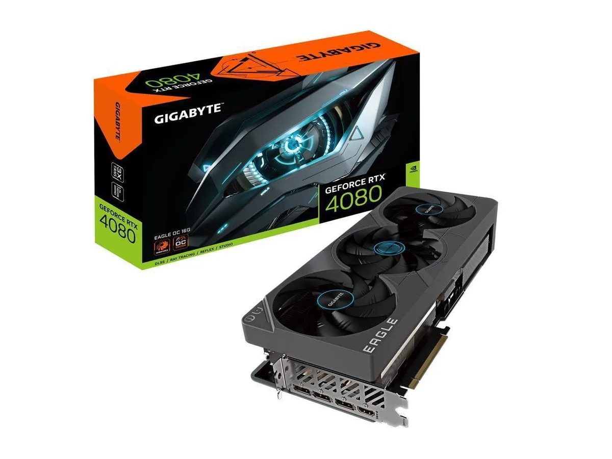 GIGABYTE GIGABYTE EAGLE OC GeForce RTX 4080 16GB GDDR6X graphics card — photo du produit