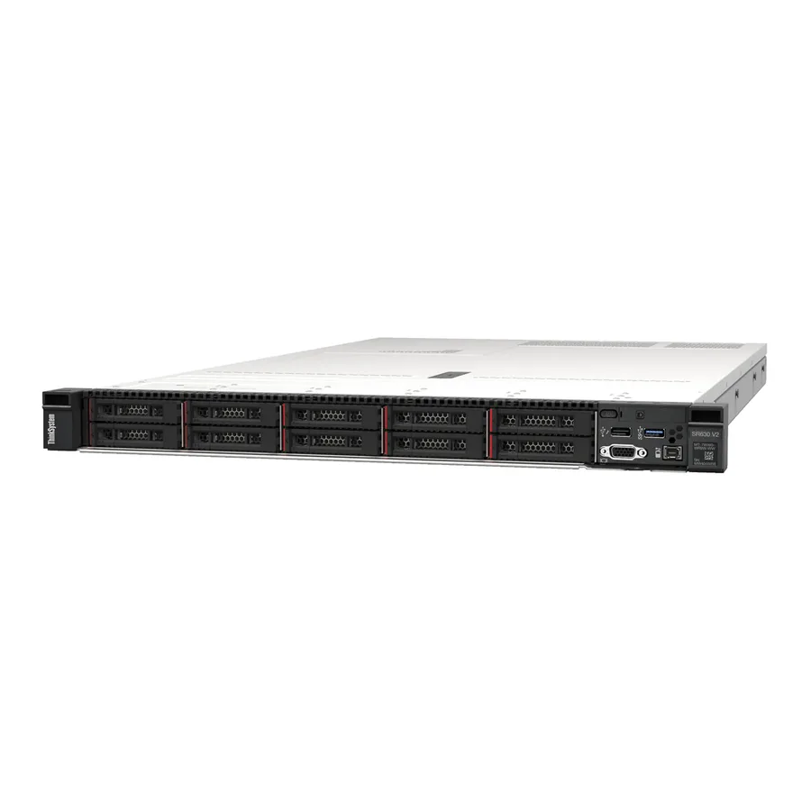 Lenovo Lenovo ThinkSystem SR630 V2 1U rack server 7Z71A05JNA Xeon Silver 4310 32GB — toote foto