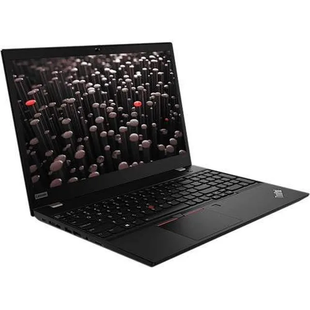 Black 15.6 inch ThinkPad mobile workstation with matte finish