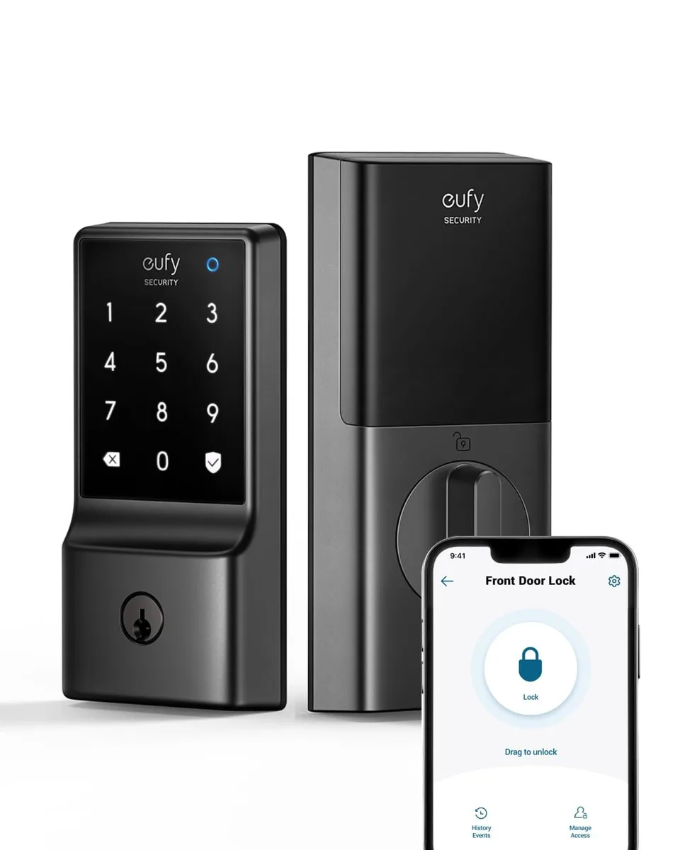  eufy Security Smart Lock C210 T8502111 Black Keypad WiFi smart door lock — fotografie produktu