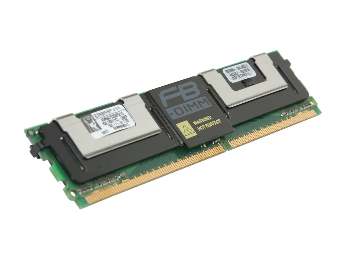 Kingston Technology Corp. Kingston Technology Corp. KVR667D2S8F5/1G 1GB DDR2 Fully Buffered ECC Server RAM — produktbild