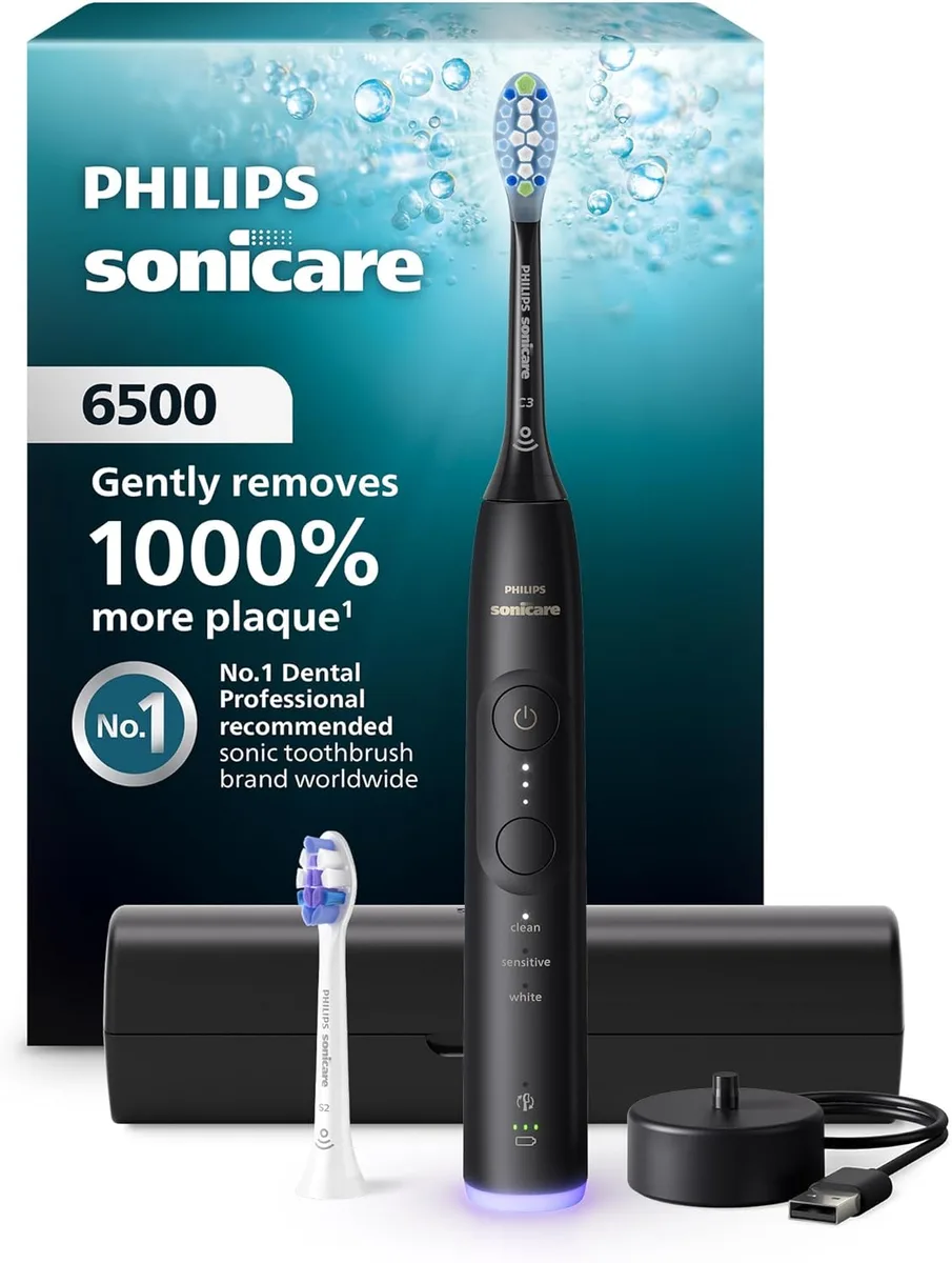 Sonicare Sonicare HX7411/08 6500 Series Electric Toothbrush Black oral care — preces foto