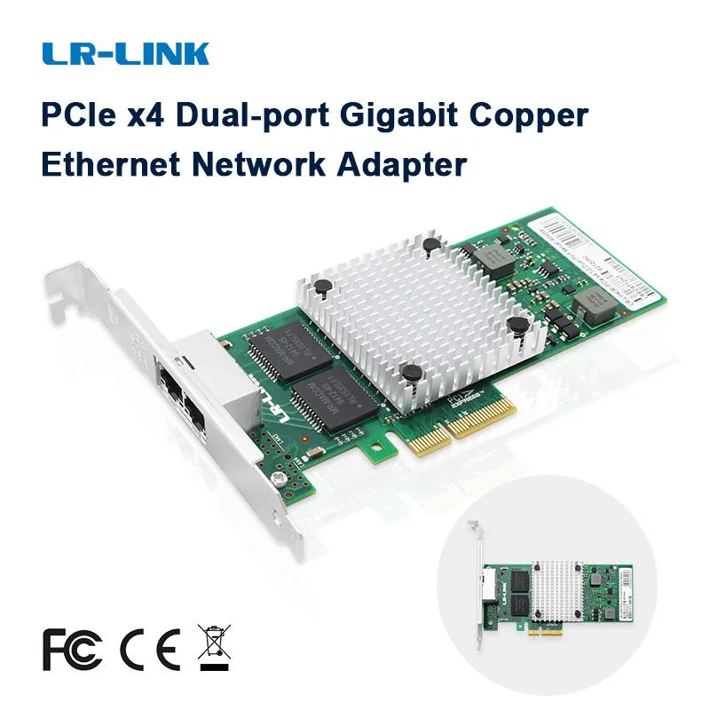 LR-LINK LR-LINK LREC9712HT PCIe x4 dual-port Gigabit network card — صورة المنتج