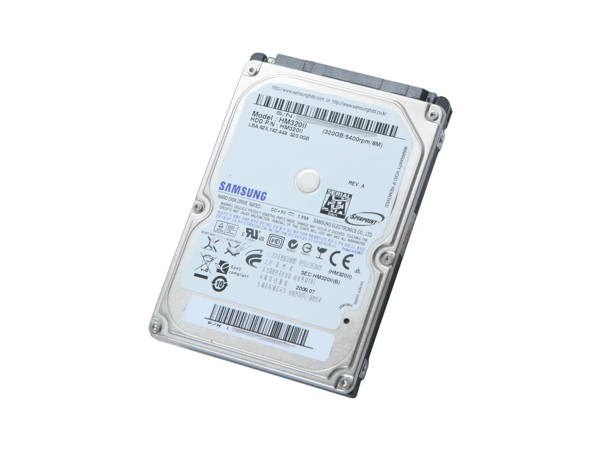 SAMSUNG SAMSUNG HM320II 320GB 5400 RPM 8MB Cache SATA 3.0Gb/s 2.5" laptop hard drive — foto produk
