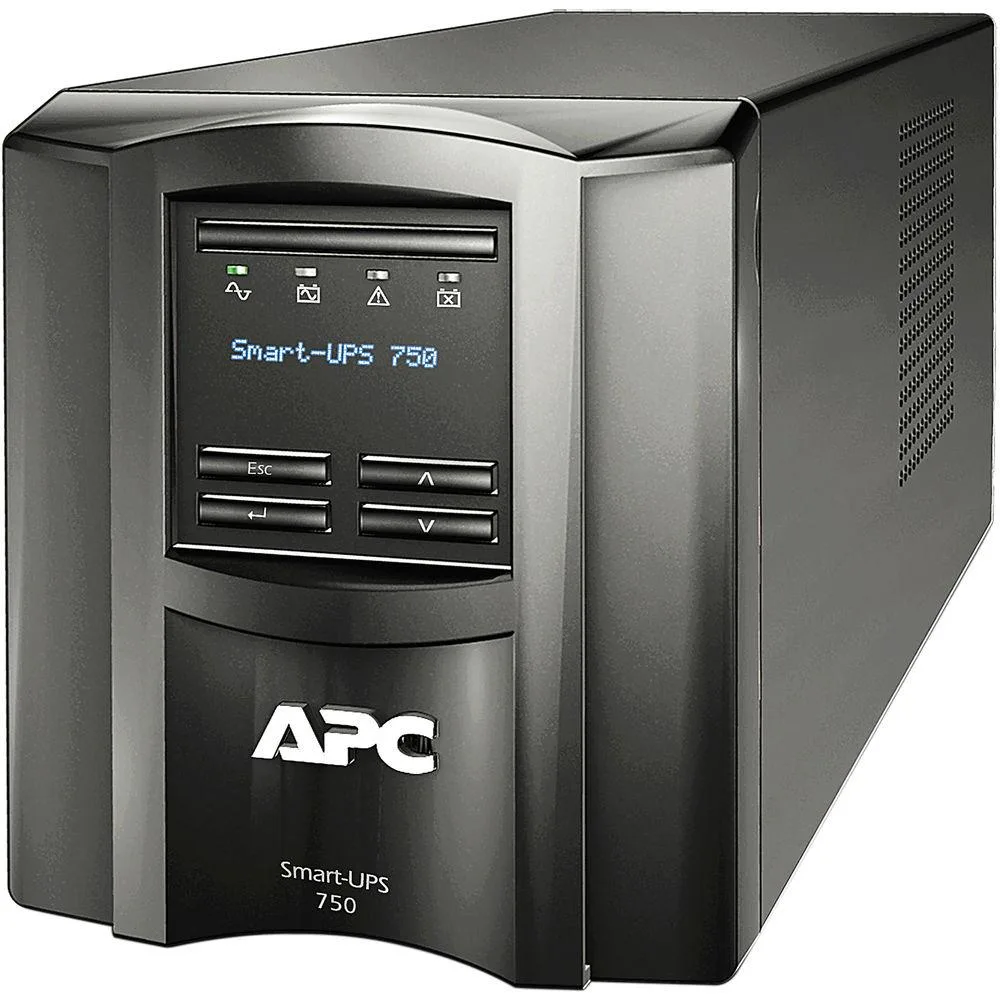 APC APC SMT750C Tower UPS 750 VA 500 W 6 NEMA 5-15R 16 GB USB 3.0 — photo du produit