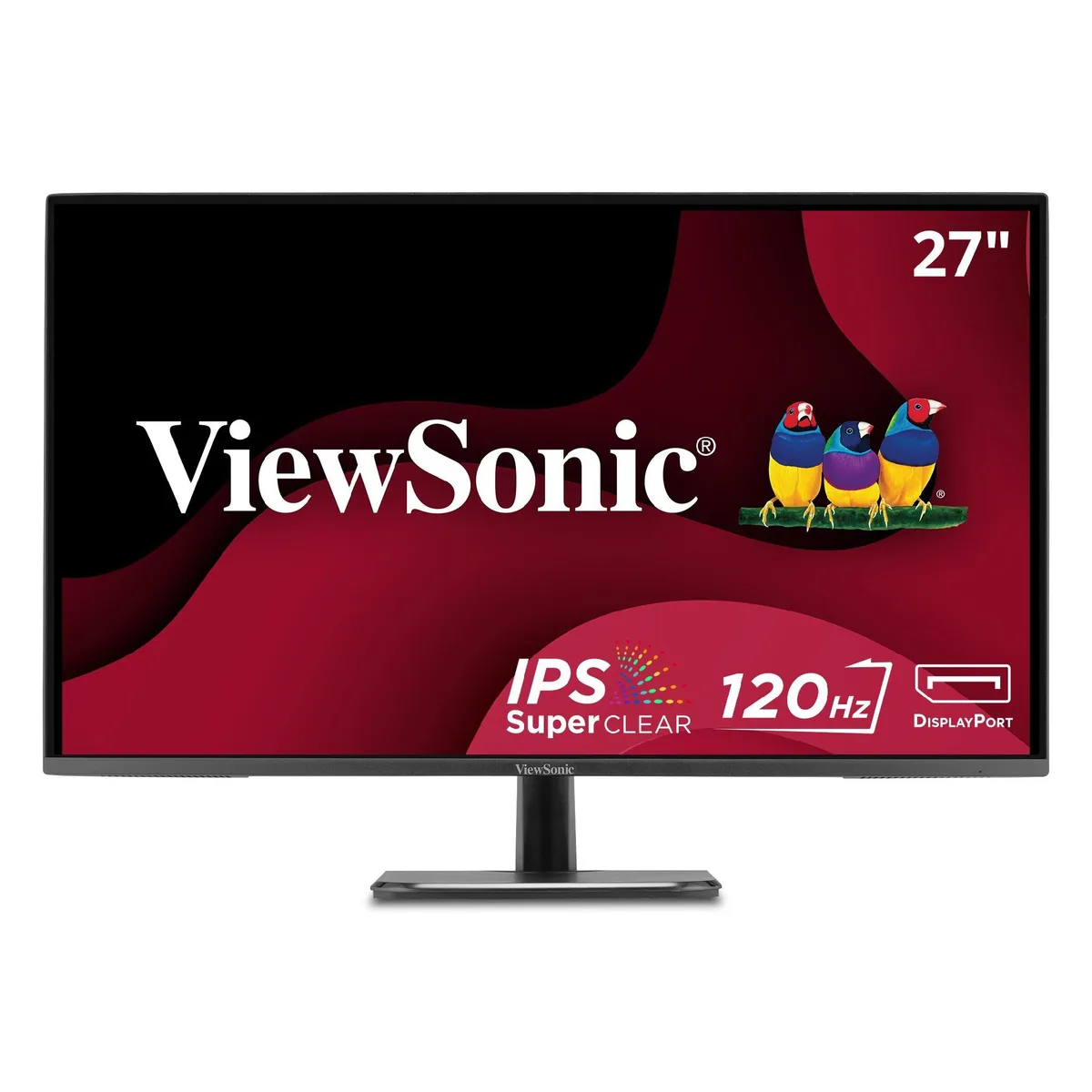 27 inch frameless IPS gaming monitor in matte black
