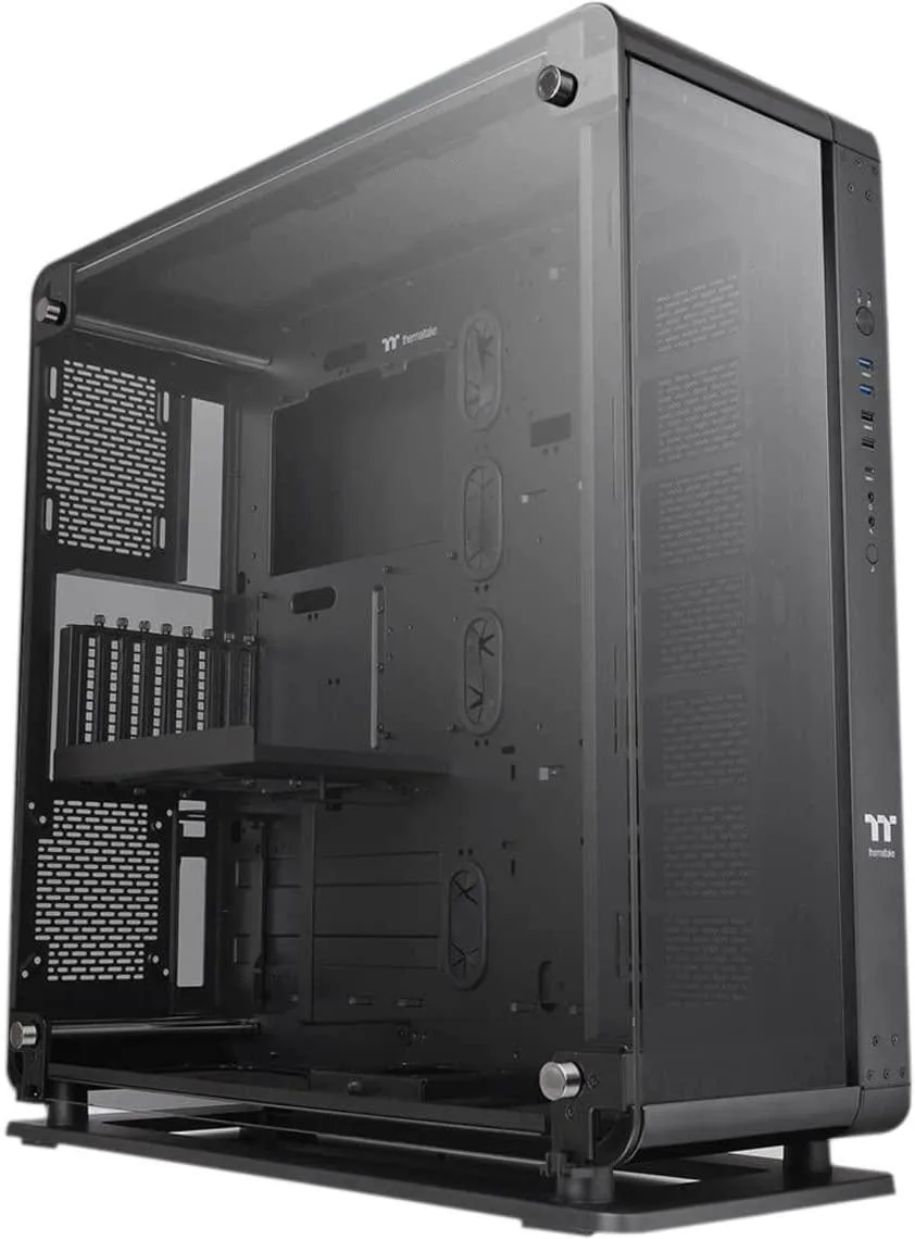 PCMART PCMART Core P8 Tempered Glass Full-Tower Case Black — Produktfoto