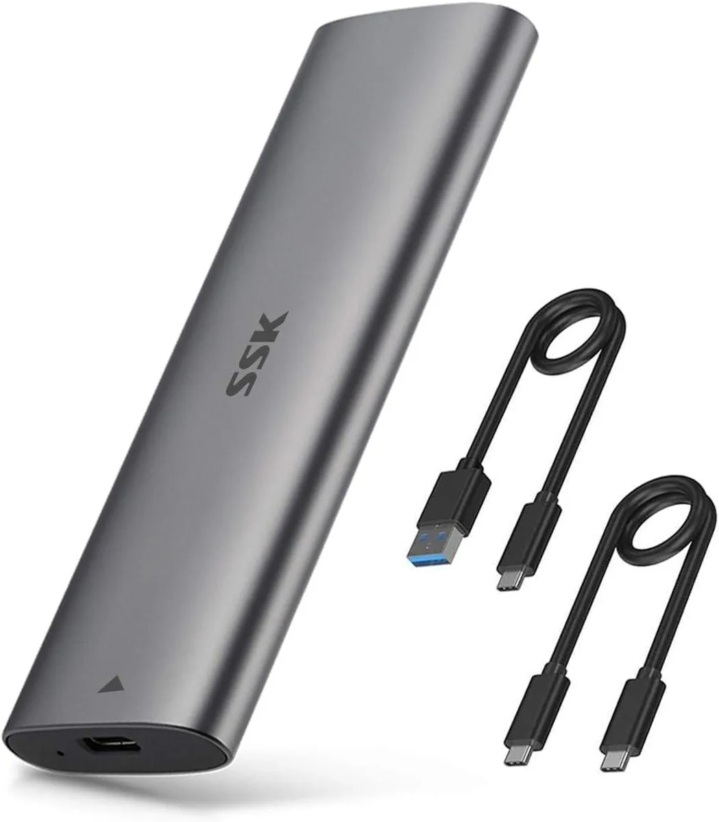 LORDWORLD LORDWORLD Tool-Free &amp; Screw M.2 NVME SATA Adapter USB 3.2 Gen 2 10 Gbps — product photo