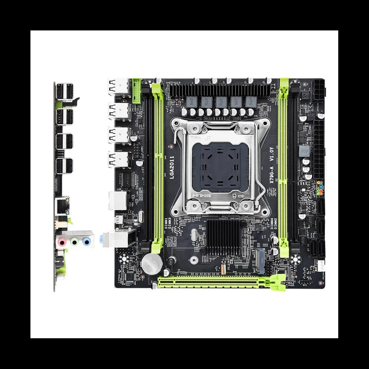 YINGHUA YINGHUA X79G-A server motherboard LGA 2011 4×DDR3 128GB M.2 NVME — product photo
