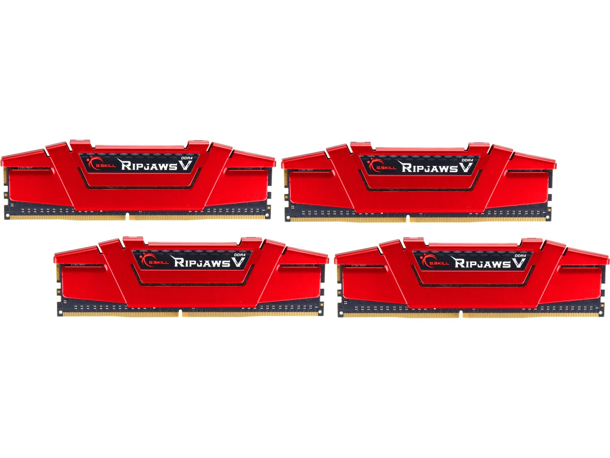 G.SKILL G.SKILL Ripjaws V F4-2666C19Q-32GVR 32GB DDR4 2666 CL19 desktop RAM — product photo