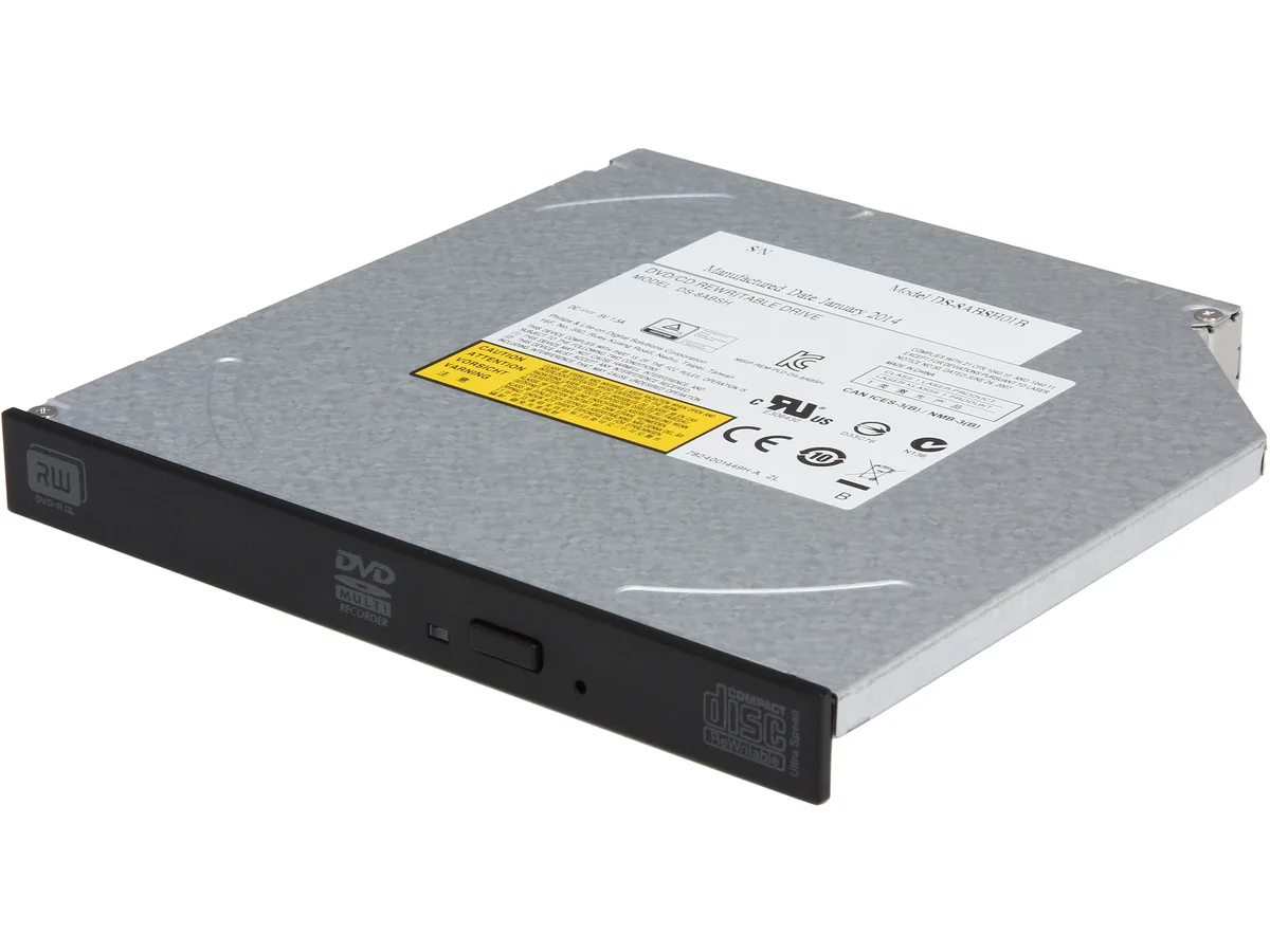 Lite-On Lite-On DS-8ABSH-01 slim DVD burner SATA 12.7 mm — 商品写真