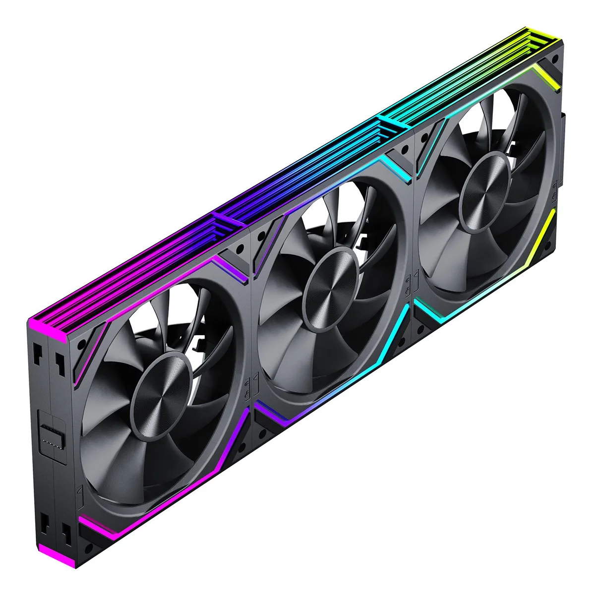Jungle Leopard Jungle Leopard Interstellar V2 RS 120mm ARGB Case Fan 3-Pack Black — product photo