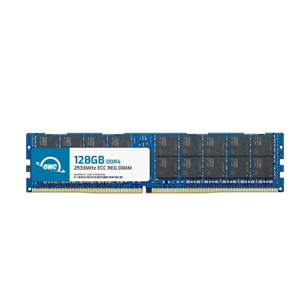 OWC OWC 128GB DDR4 2933 PC4-23400 CL21 8Rx4 288-pin 1.2V ECC RDIMM memory upgrade — product photo