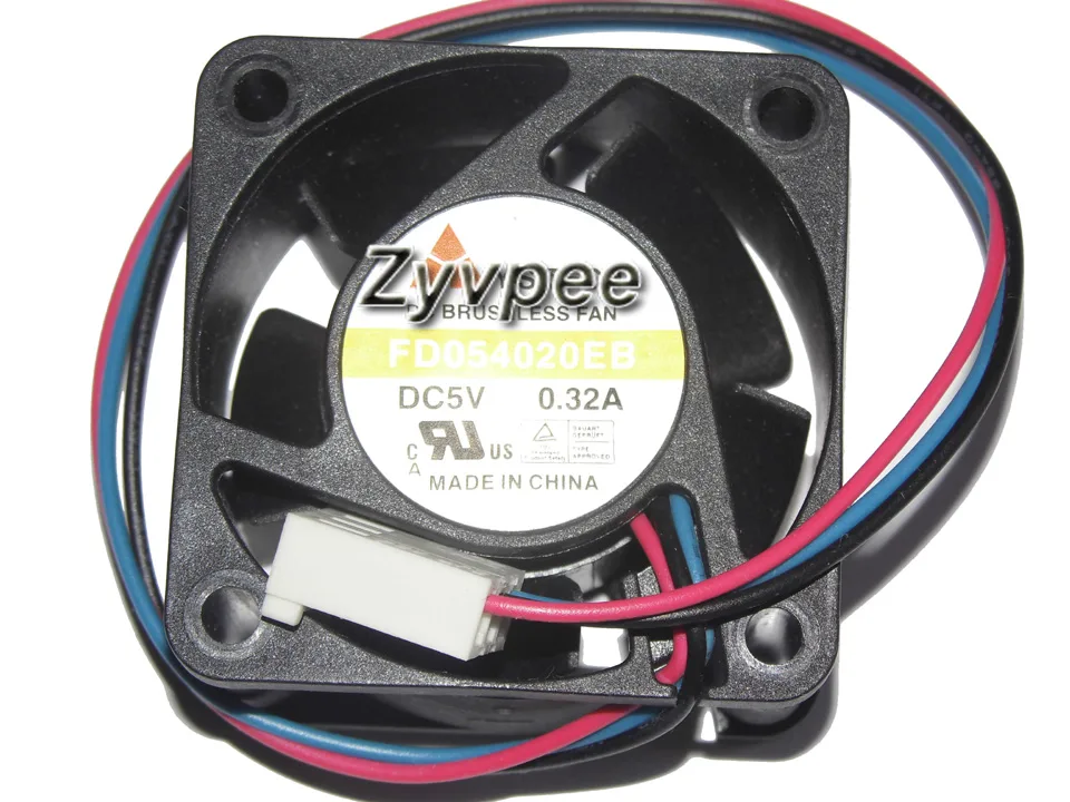 Zyvpee Zyvpee FD054020EB 40×40×20mm 5V 0.32A 3-pin case fan — תמונת המוצר
