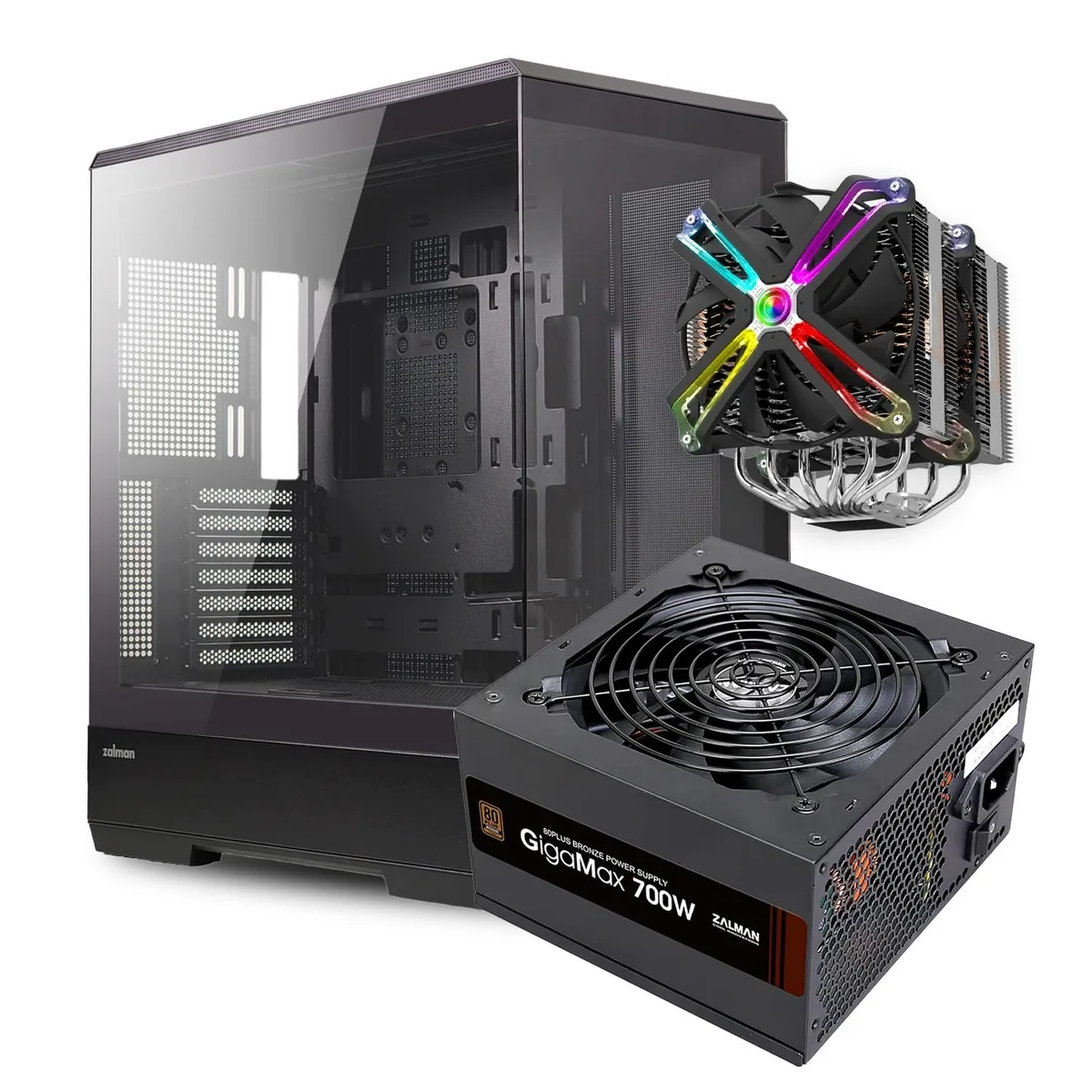 Zalman Zalman P50 ATX Case + CNPS20X Cooler + Gigamax 700W PSU — photo du produit