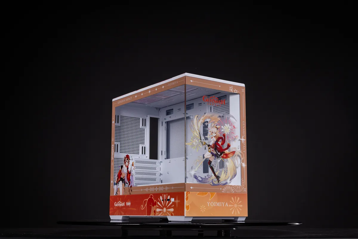 Corn Electronics Corn Electronics Bauhaus Micro-ATX ITX PC Case Genshin Impact Yoimiya Edition — photo du produit