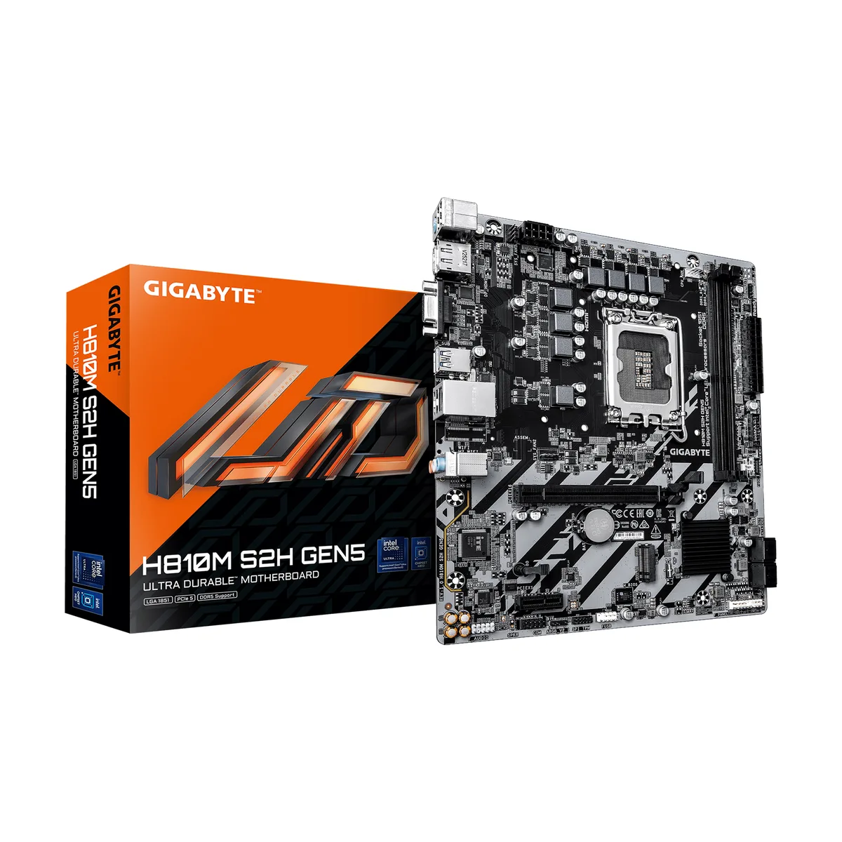 GIGABYTE GIGABYTE H810M S2H GEN5 Intel motherboard — photo du produit