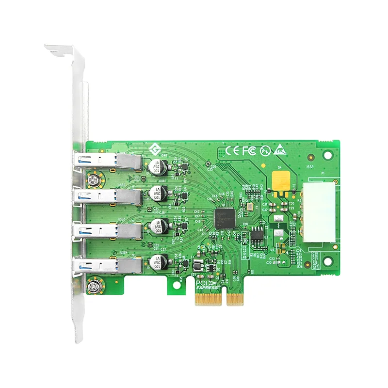 Shenzhen Lianrui Information Technology Shenzhen Lianrui Information Technology LRSU9A71-4A 4 Port PCIe x1 USB 3.0 5Gb/s Expansion Card — termékfotó