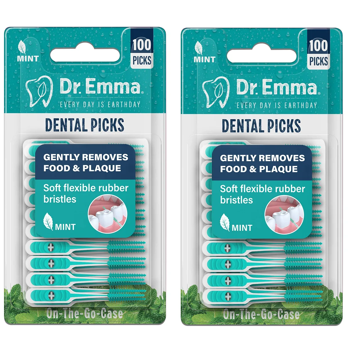 Dr. Emma Mint Dental Picks 100 Count Pack of 2 DE-SP — product photo
