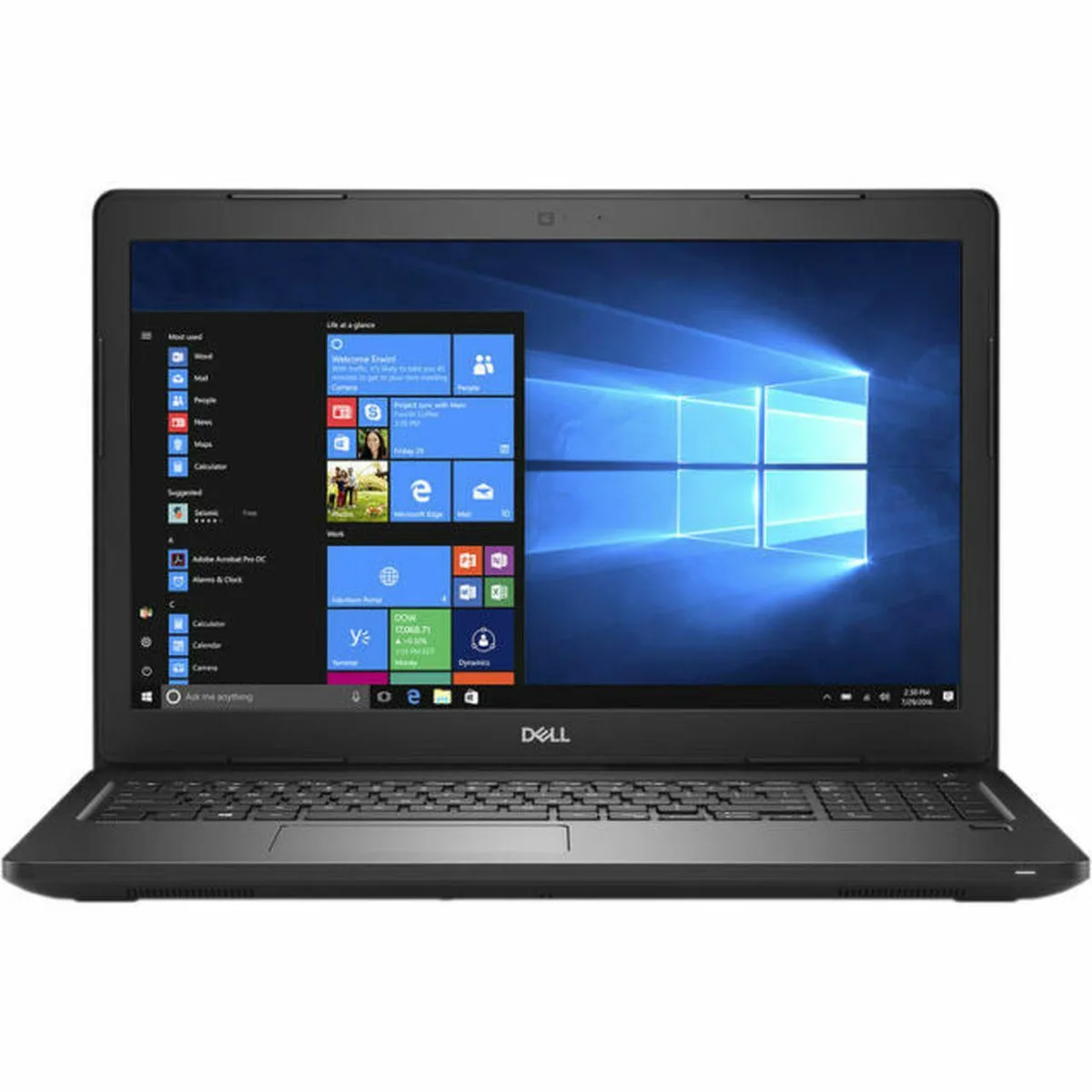 Silver Dell Latitude 3580 15.6 inch laptop closed view