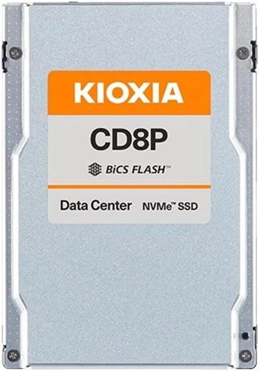 Kioxia Kioxia CD8P-V KCD8XPUG12T8 12.8TB 2.5" U.3 enterprise SSD — photo du produit