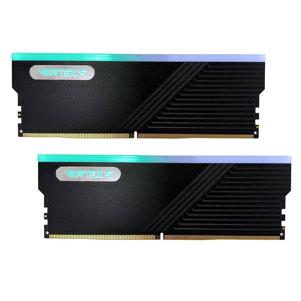 KINGSMAN GAMING KINGSMAN GAMING VERTEX5 48GB (2 x 24GB) DDR5 8400 CL40 RGB Black desktop RAM — product photo